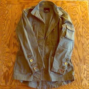 Sam Edelman Army Green Military Jacket